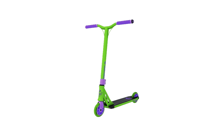 Longway summit mini scootti trick scooter green purple