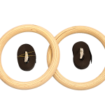 Voimistelurenkaat puiset gym rings wood black