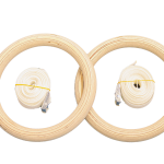 Voimistelurenkaat puiset gym rings wood white