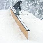 reiliseppo straight rail press snowboarding